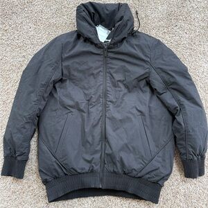 Puma extra small women’s puffer jacket black with hood Hussein chalayan NWT